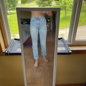 Abercrombie 90’s straight ultra high rise jeans